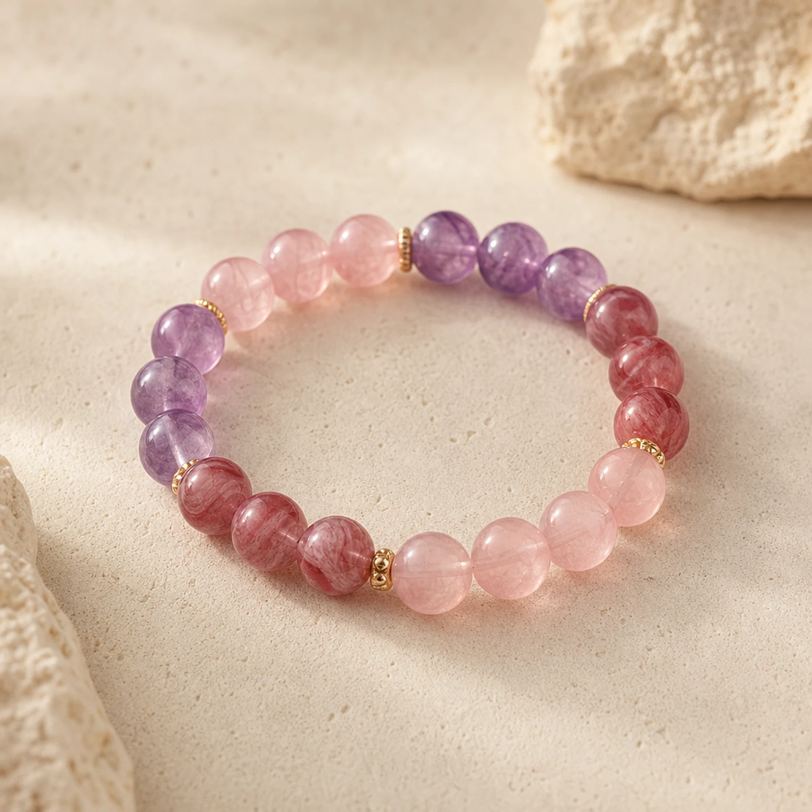 Rose Amethyst Bracelet main view