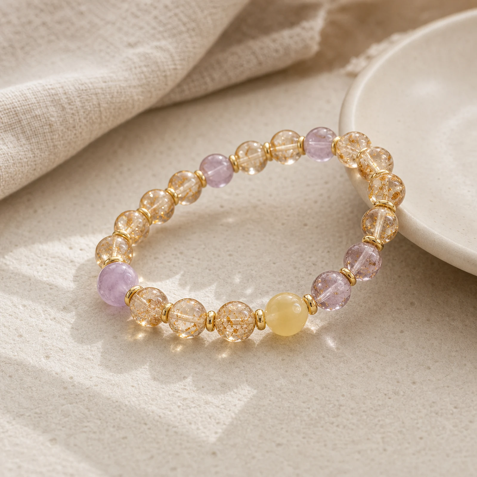 Koi Amethyst Bracelet alternate angle