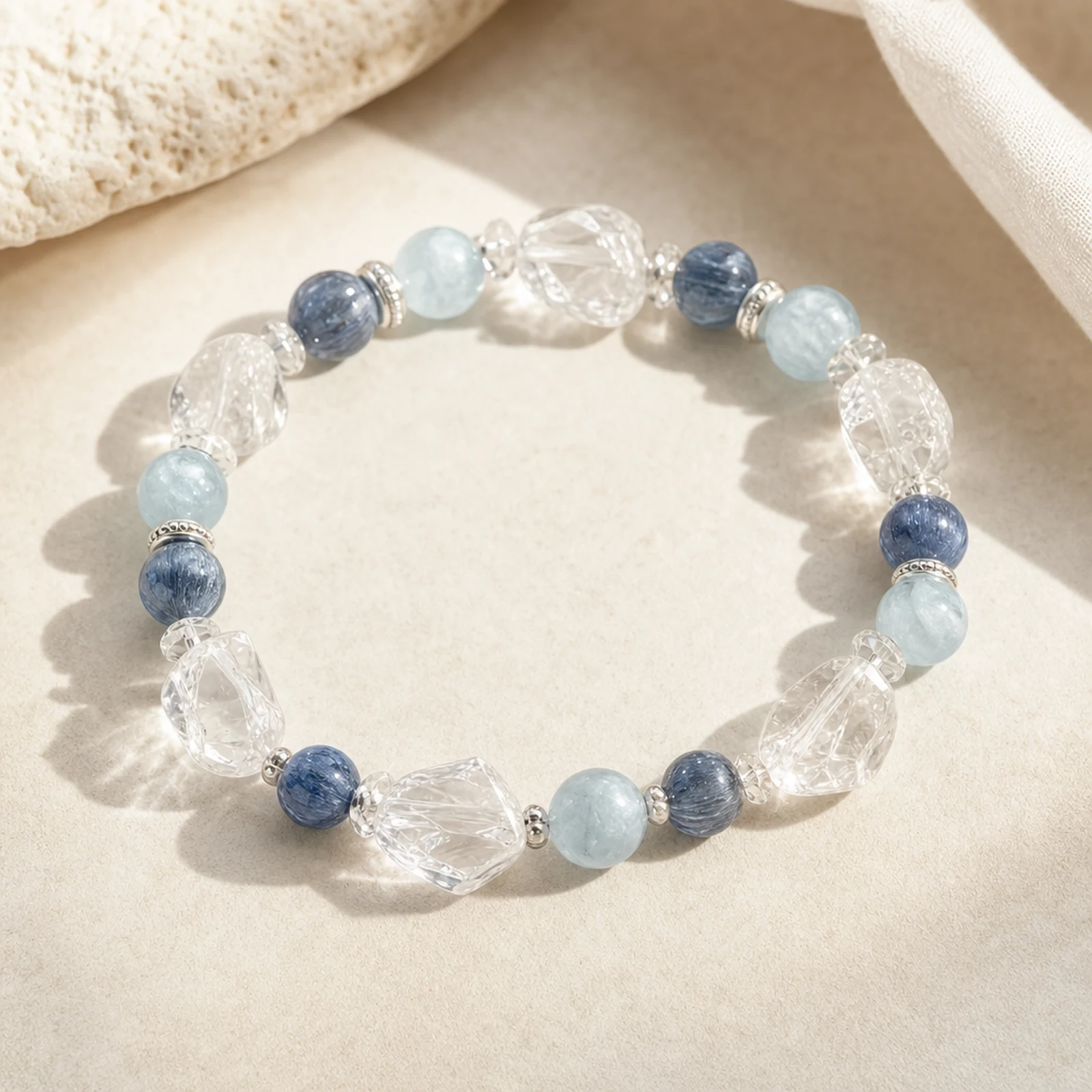 Aquamarine Kyanite Bracelet main view