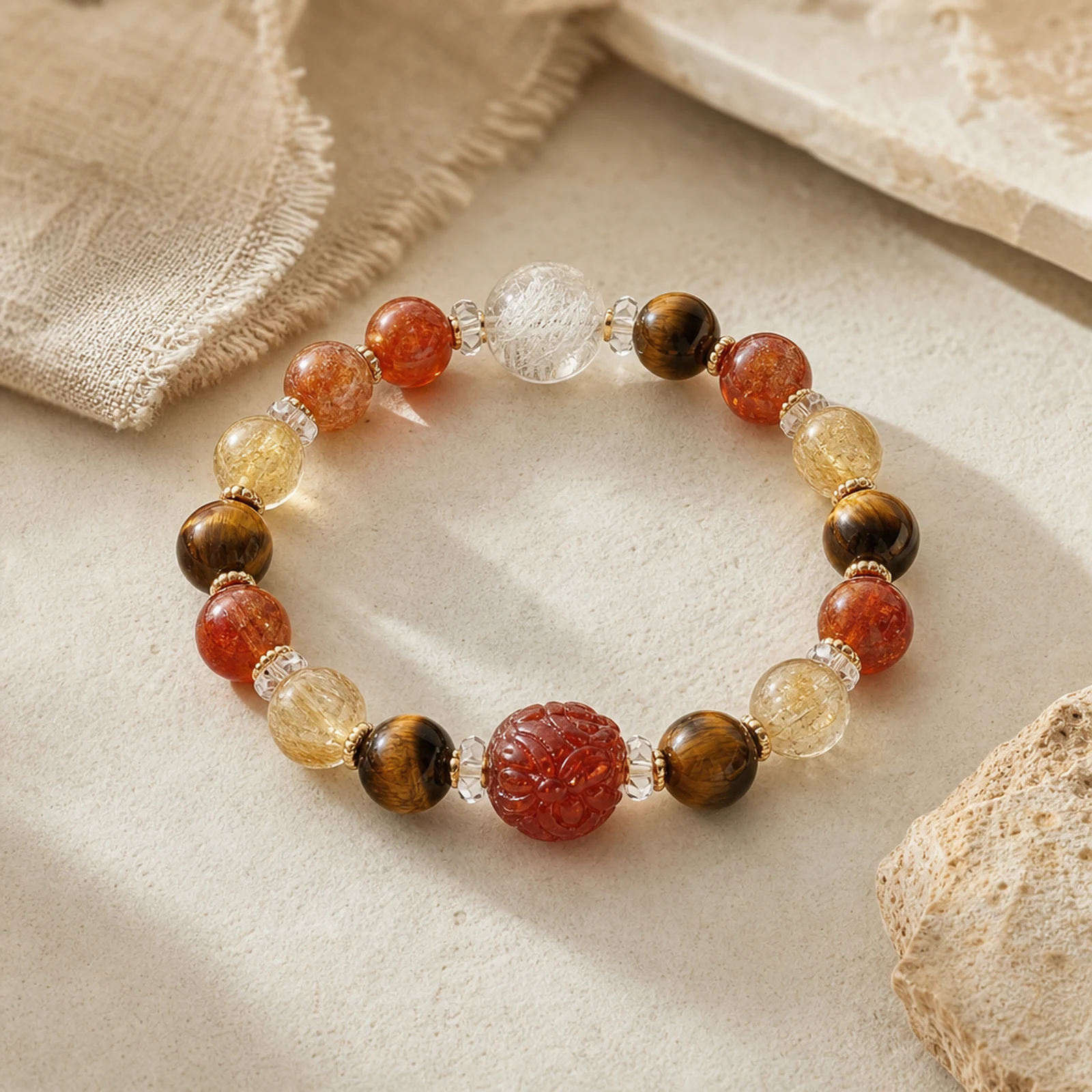 Tiger Eye Earth Bracelet main view