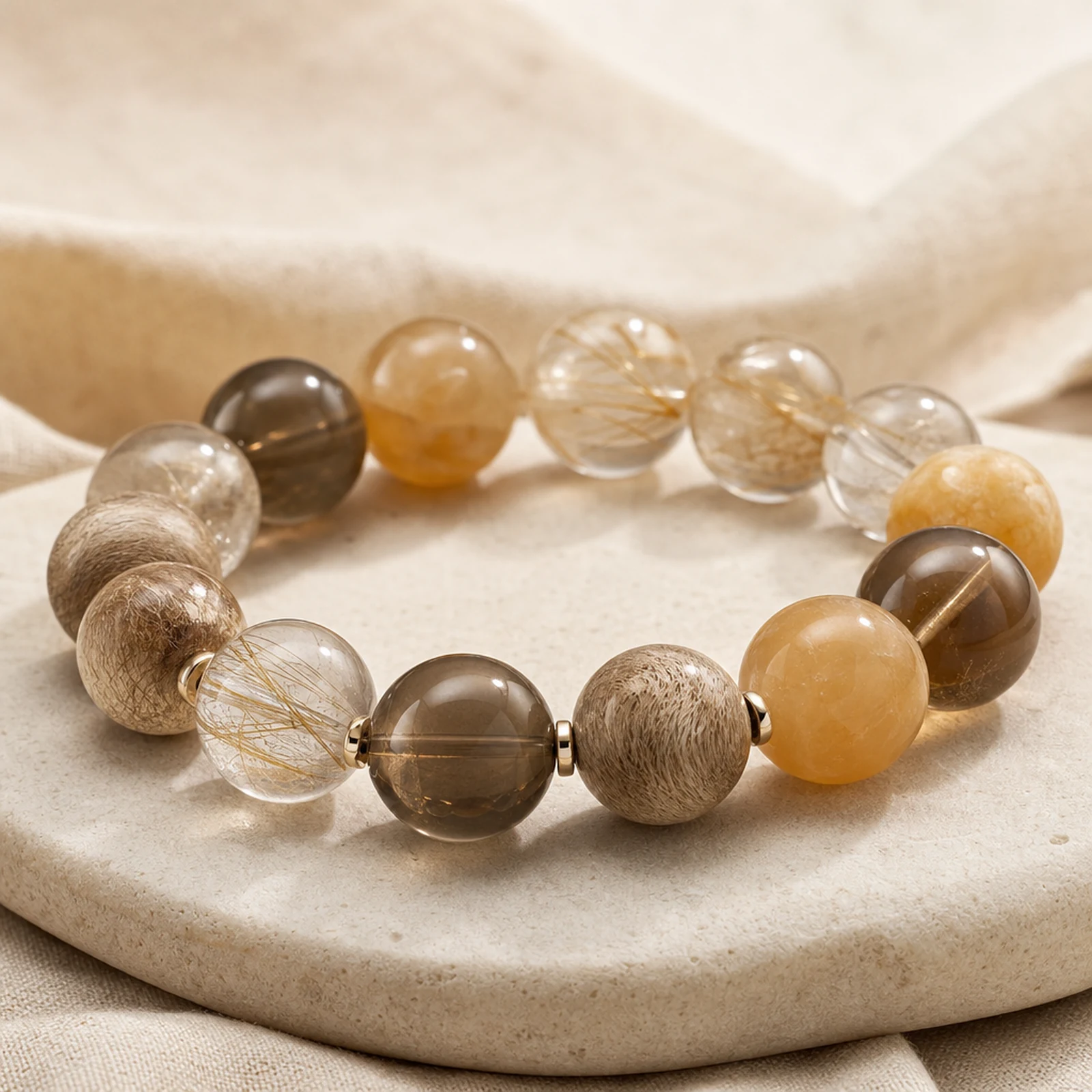 Multi-Color Earth Bracelet material detail