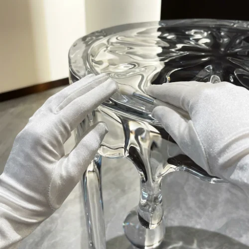 Crystalline Melted Resin Stool