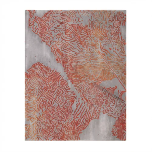 Coral Reef Abstract Hand-Tufted Rug