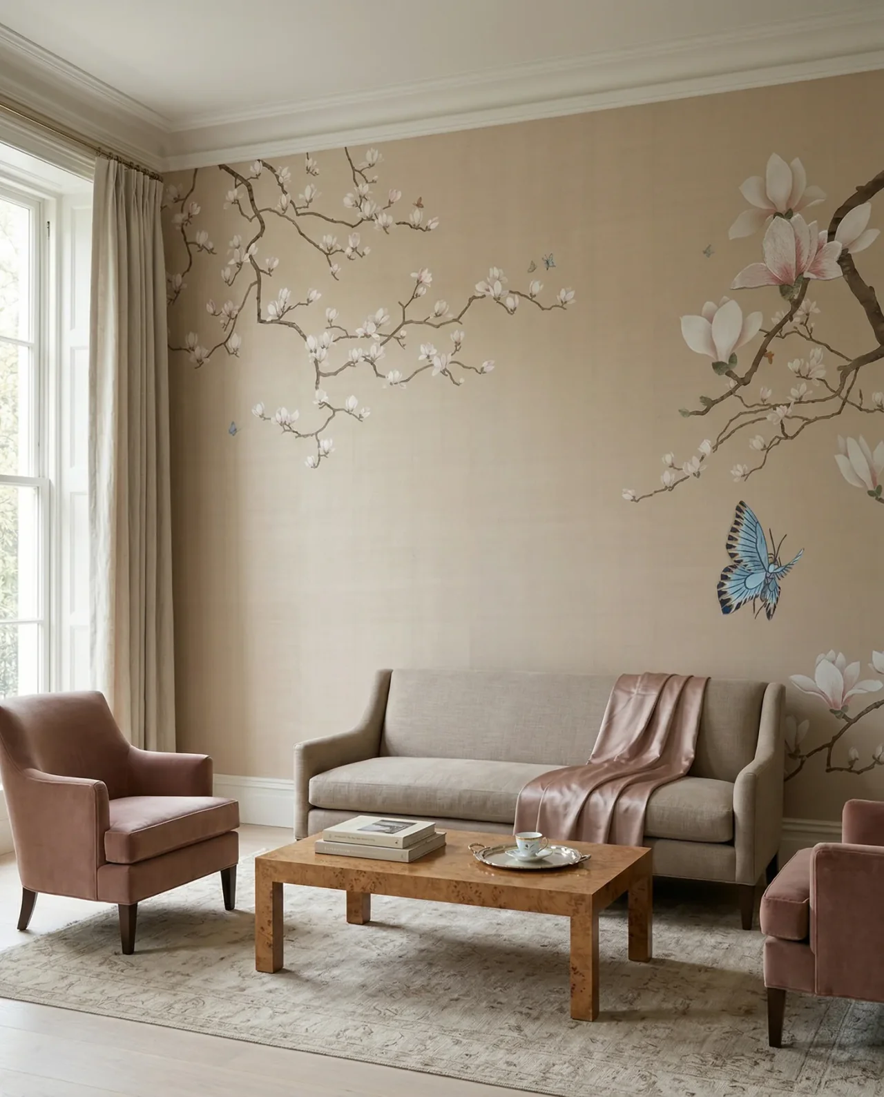Magnolia Blossom Mural