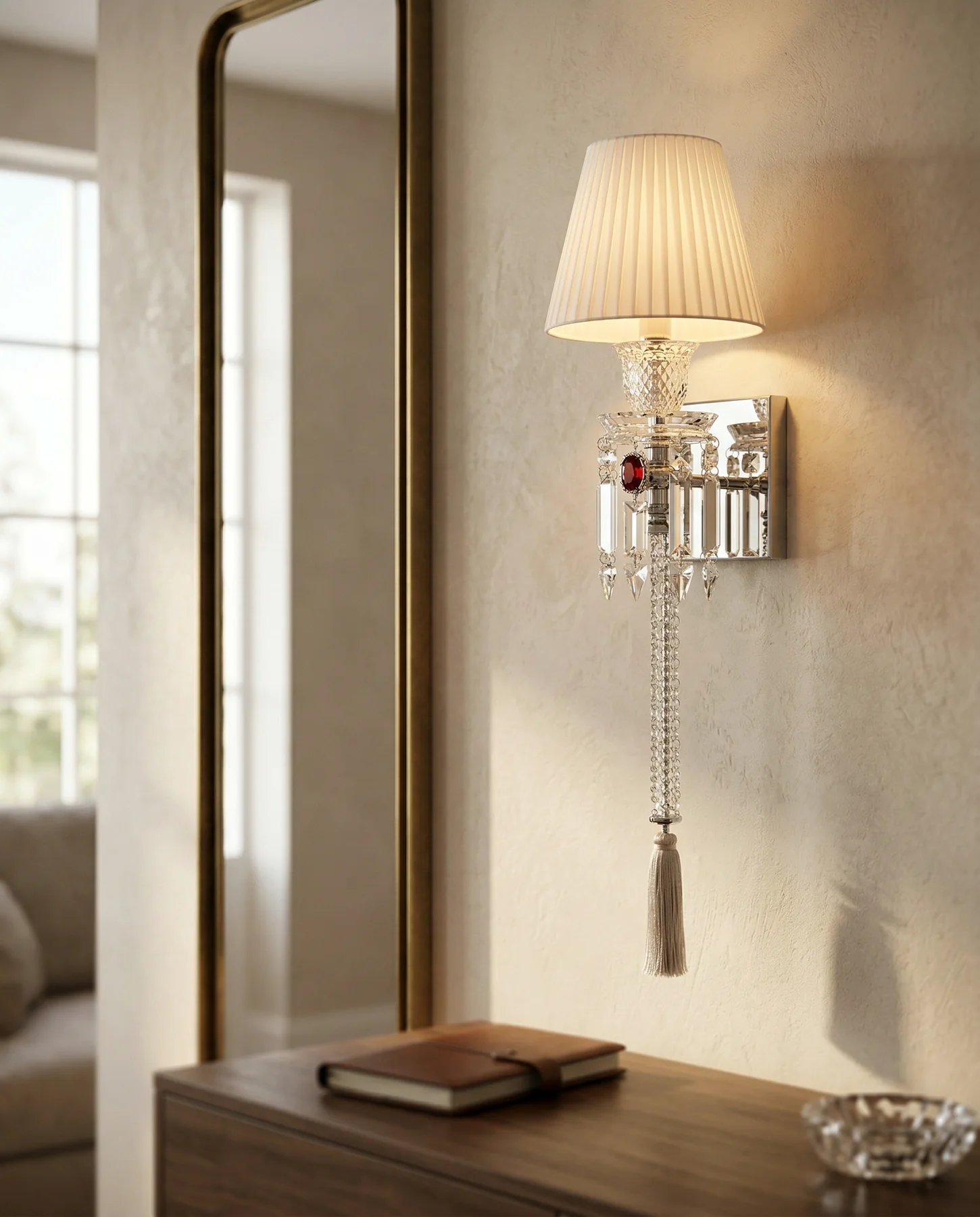 Aurelia Tassel Wall Light material detail
