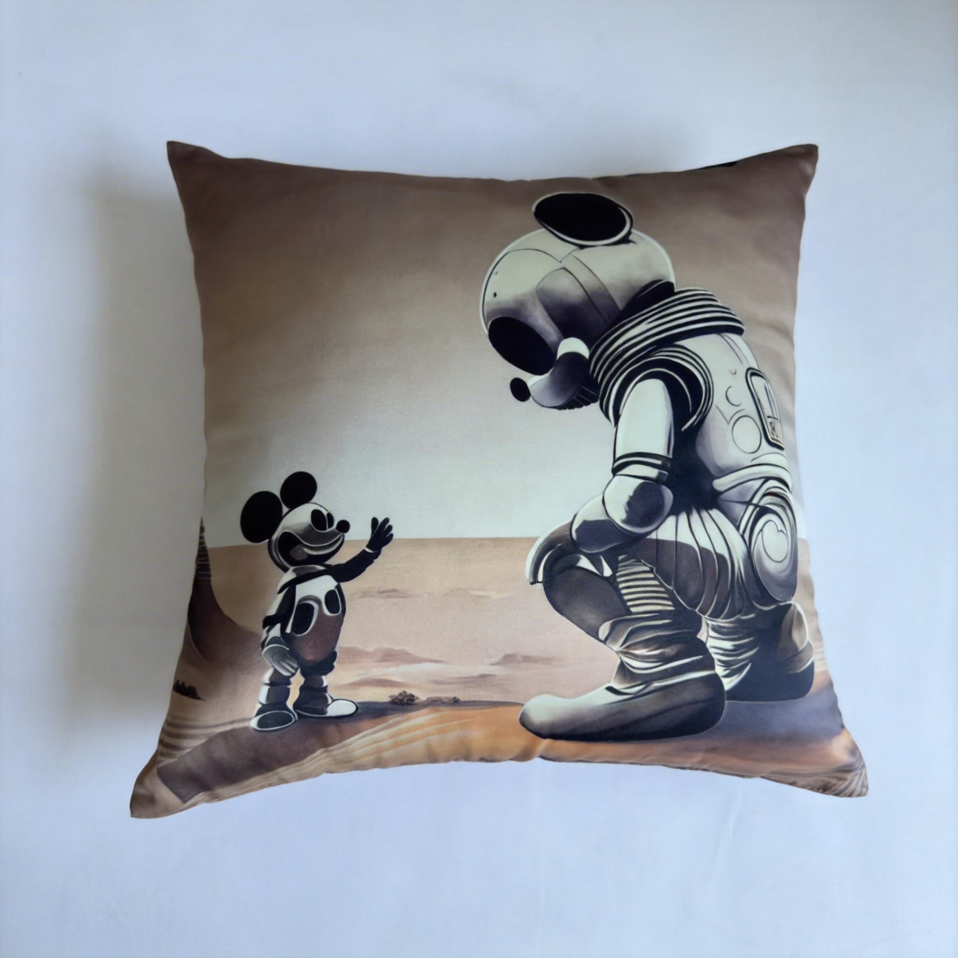 Space Encounter Pillow styling detail
