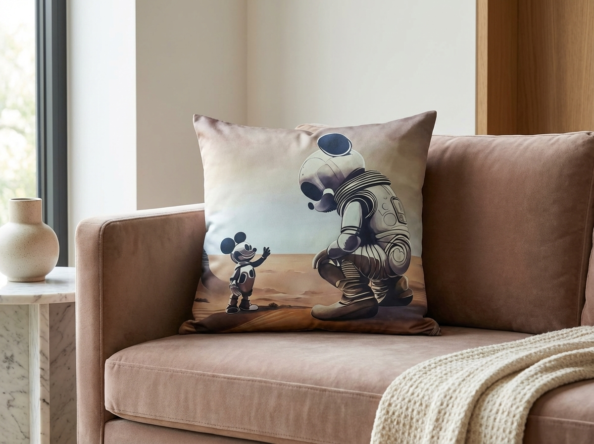 Space Encounter Pillow