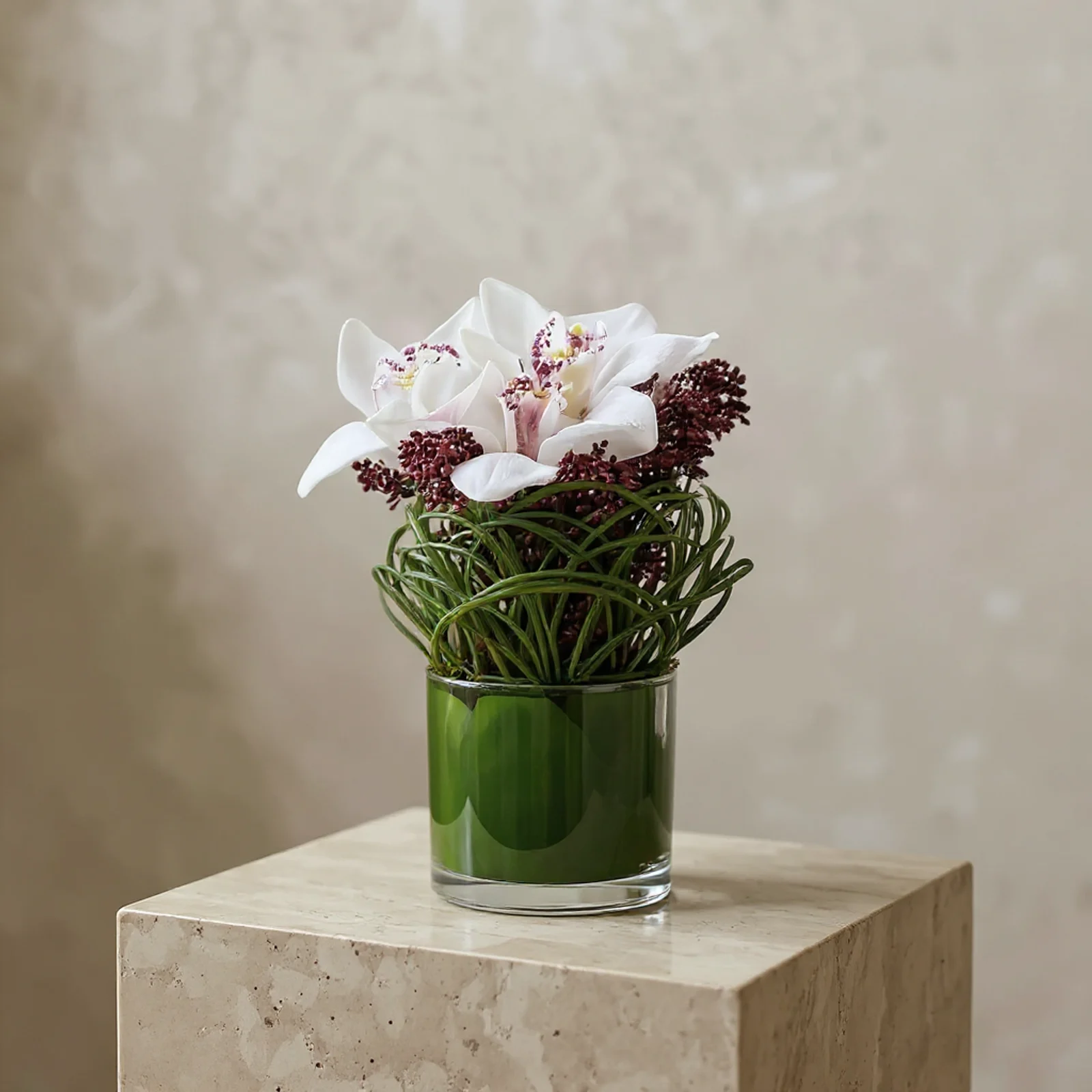 Cymbidium Berry Accent Arrangement