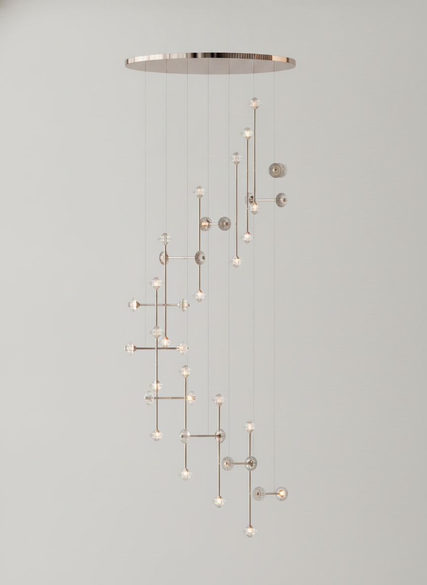 Cascade Crystal Pendant