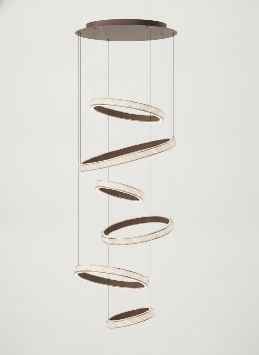 Helix Ring Cascade Pendant