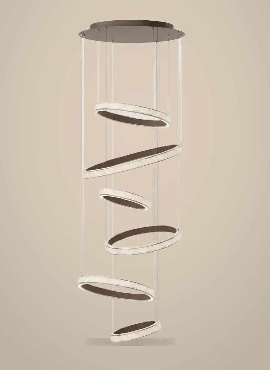 Helix Ring Cascade Pendant