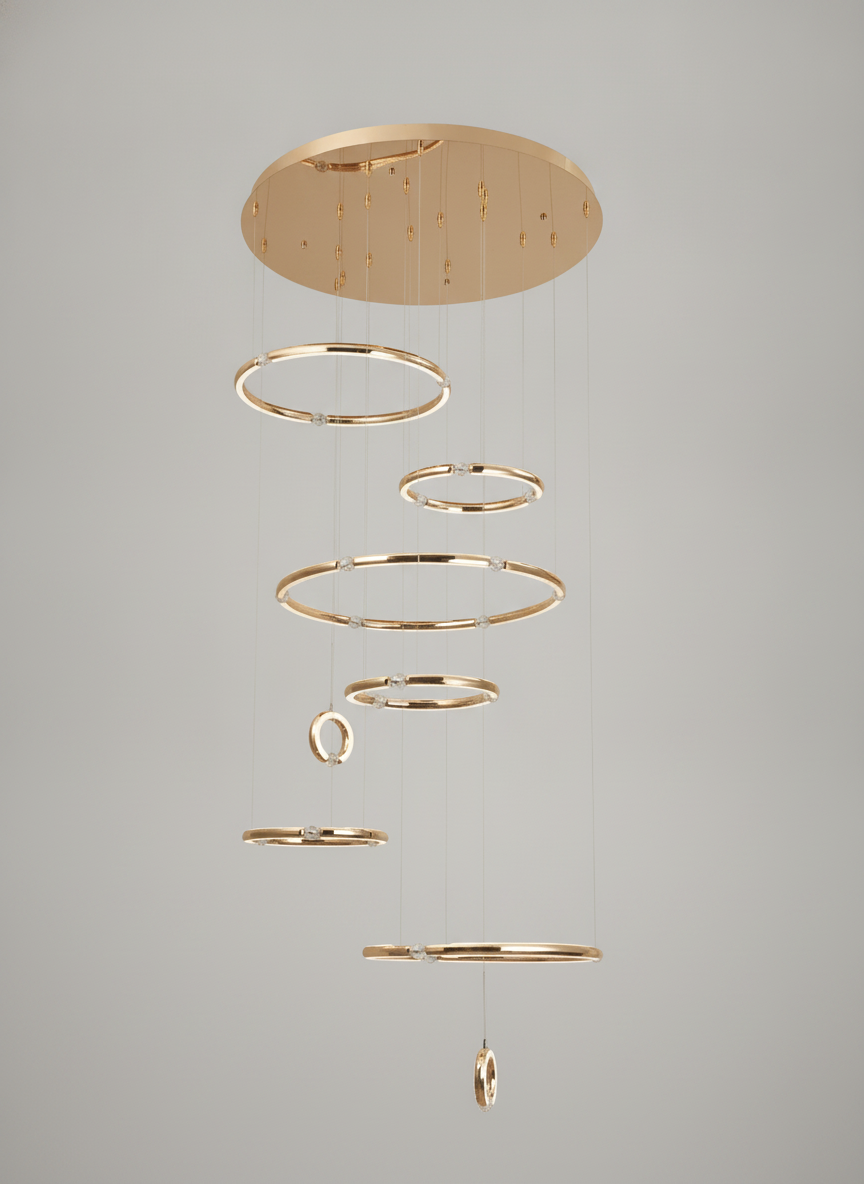 Spirale Gold Ring Pendant