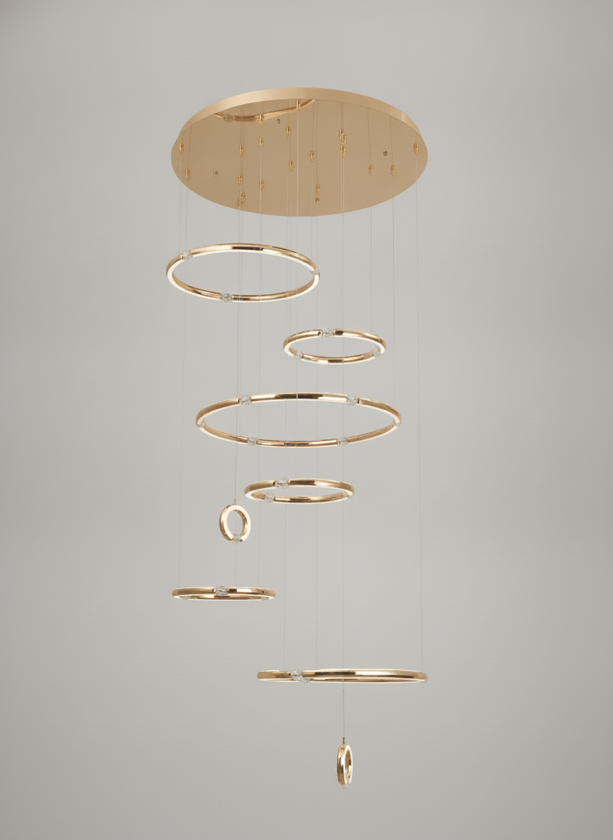 Spirale Gold Ring Pendant