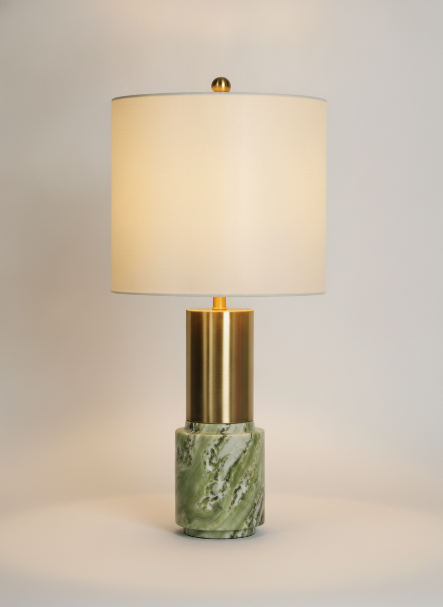 Verde Marble Table Lamp