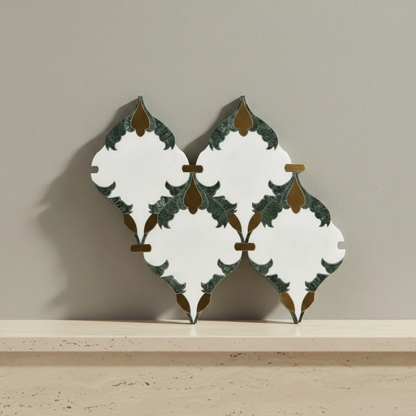 Lantern Verde Marble Mosaic