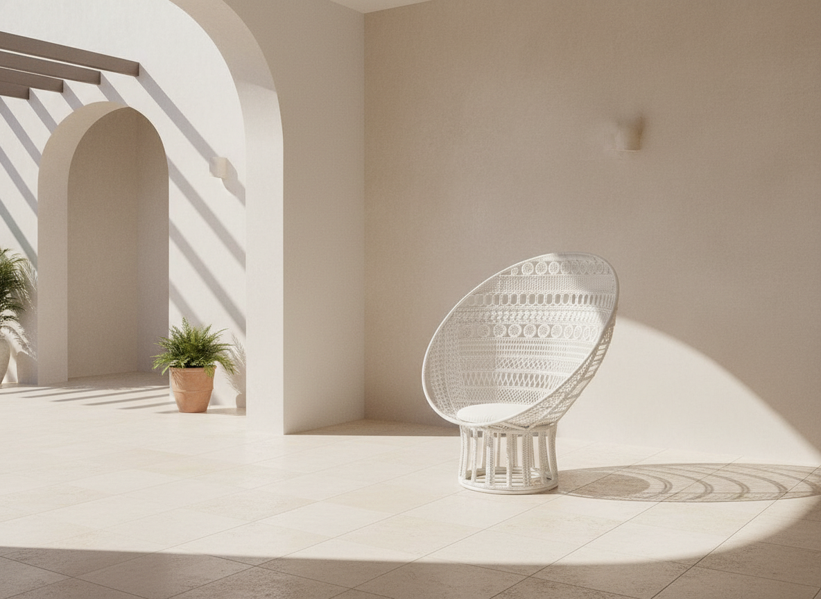 Safa Woven Sphere Lounge Chair