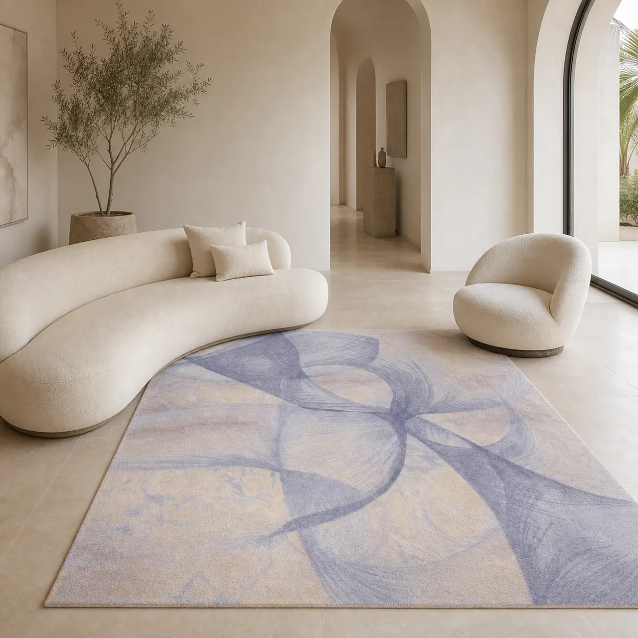 Artisan Hand-Tufted Abstract Rug